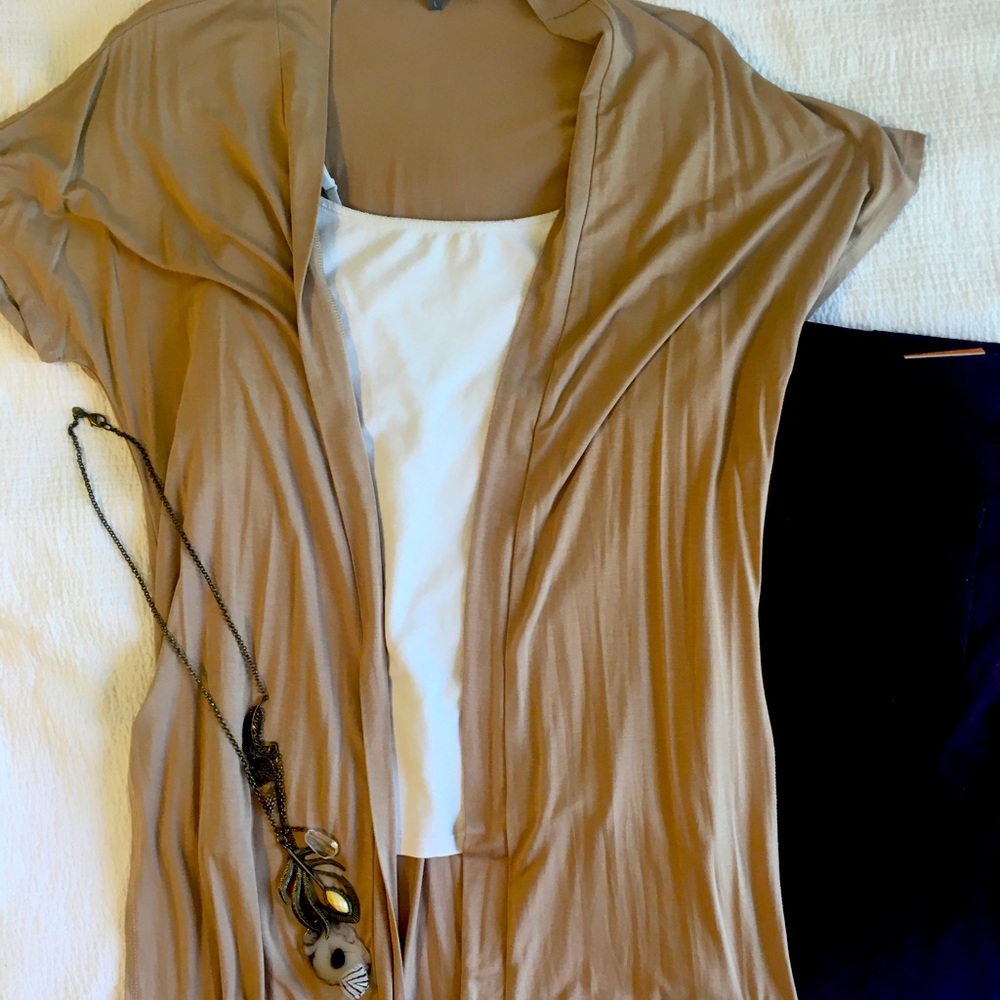 NWOT tan kimono